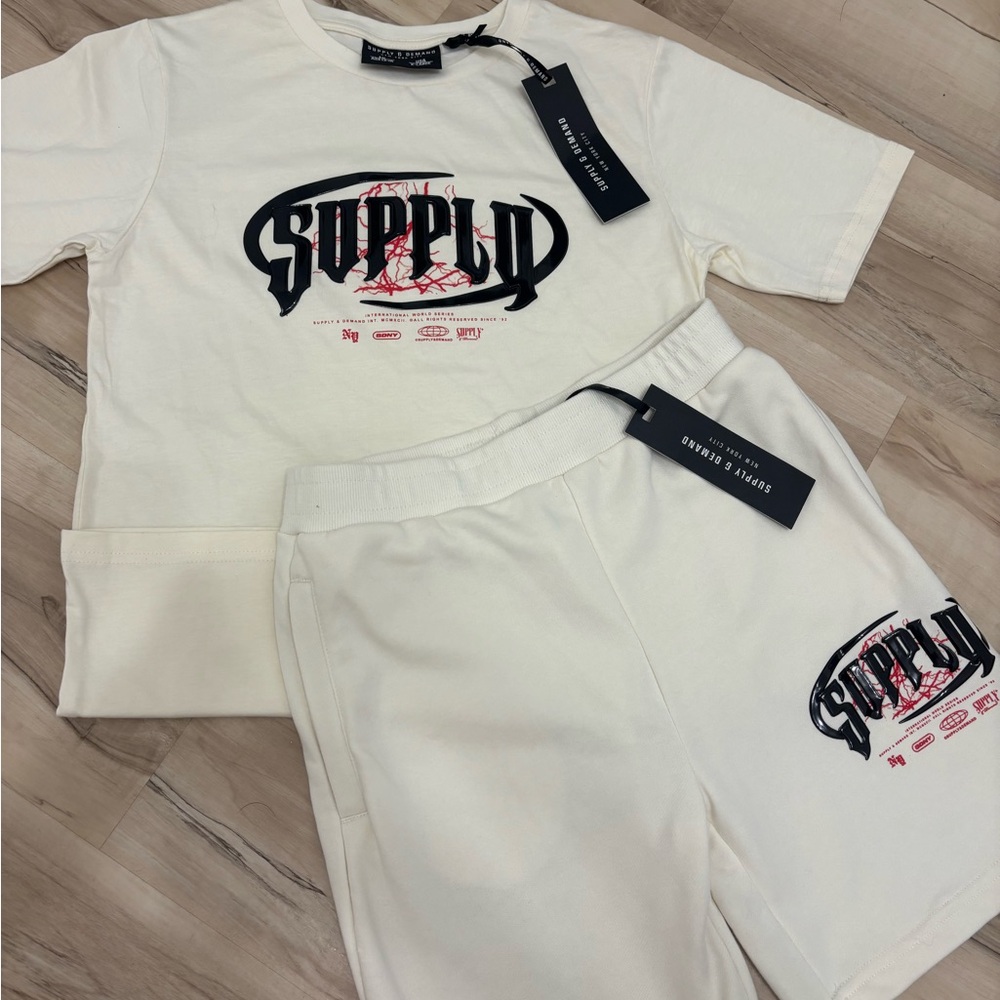 Cream Shorts & Tee shirt Design